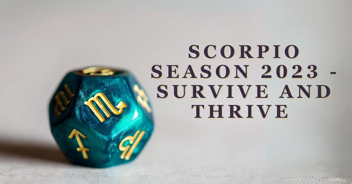 Scorpio Season 2023 – Survive and Thrive 