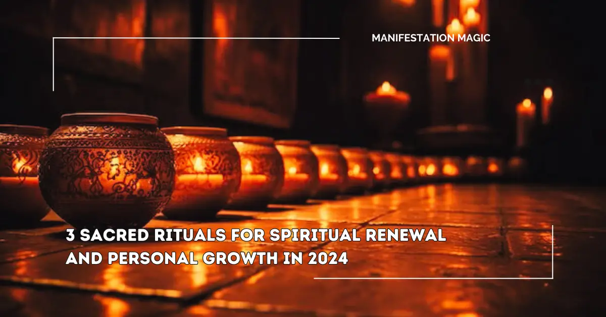 3 Sacred Rituals for Spiritual Renewal and Personal Growth in 2024