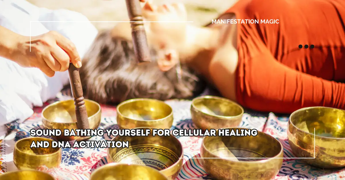 Sound Bathing Yourself for Cellular Healing and DNA Activation