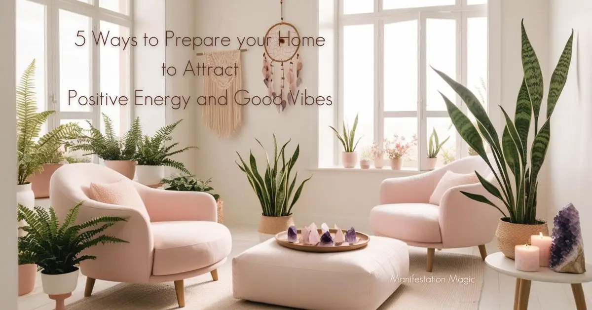 5 Ways to Prepare your Home to Attract Positive Energy and Good Vibes