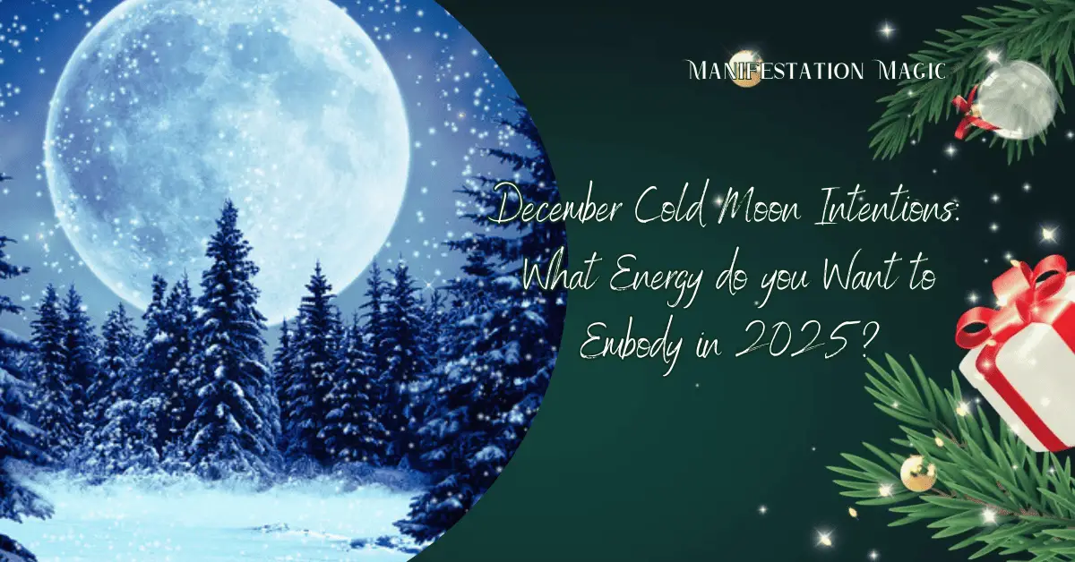 December Cold Moon Intentions: What Energy do you Want to Embody in 2025?