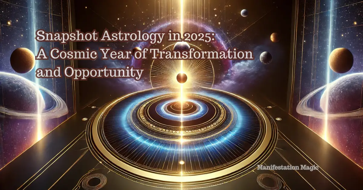 Snapshot Astrology in 2025: A Cosmic Year of Transformation and Opportunity