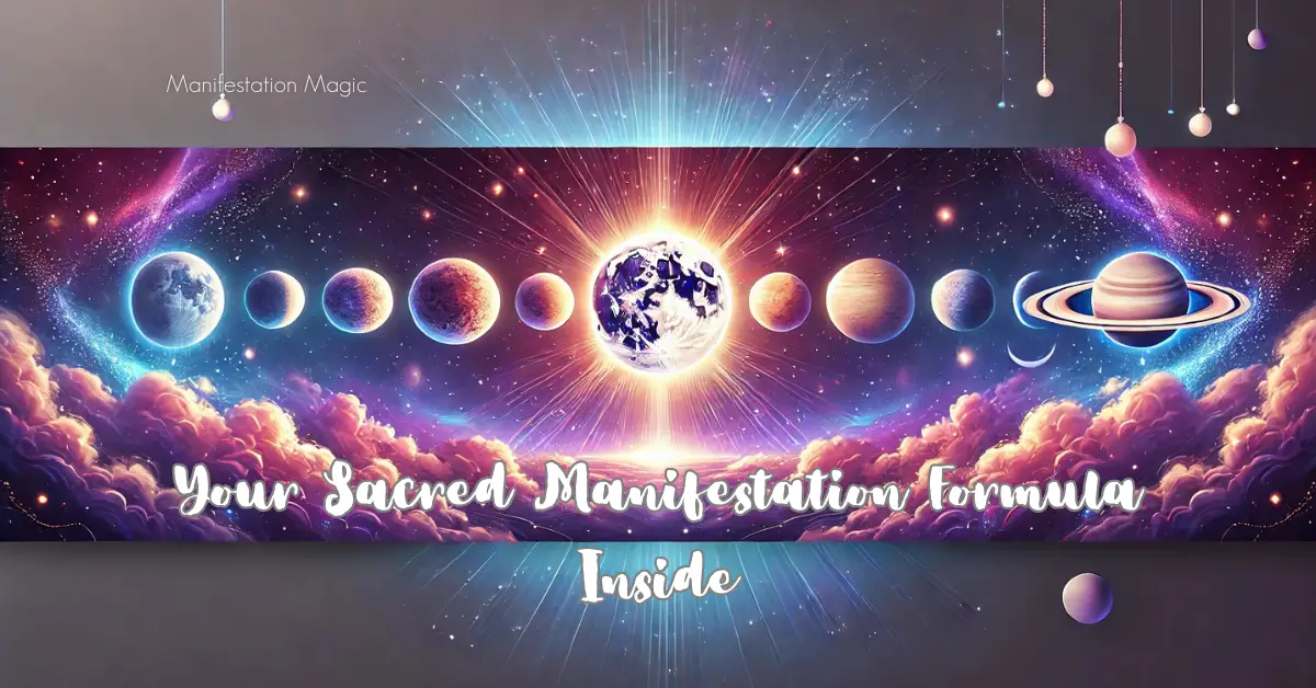 Your Sacred Manifestation Formula Inside